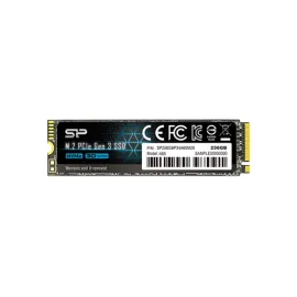 Silicon SP256GBP34A60M28 Power P34A60 256GB PCI-Express 3.0 x4 Solid State Drive (SSD)