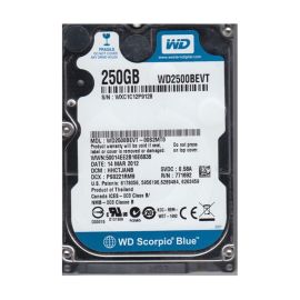 Western Digital WD2500BEVT-00S2MT0 Scorpio Blue 250GB Laptop Hard Drive